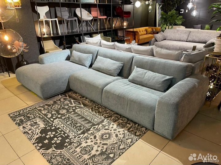Угловой диван memory foam (мемориформ)
