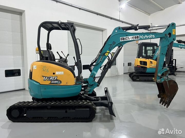 Мини-экскаватор Kubota U30-5, 2017