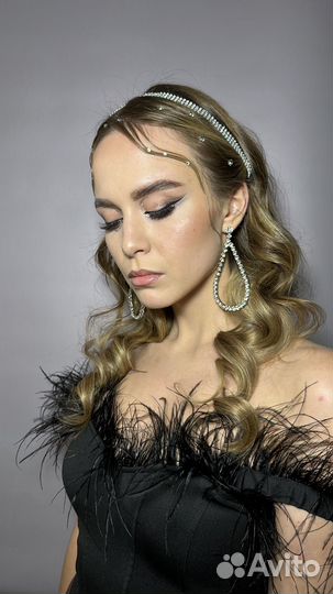 Прически, свадебные прически, локоны, макияж