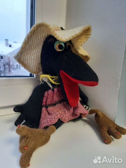 Дизайнерская ворона (ручная работа)