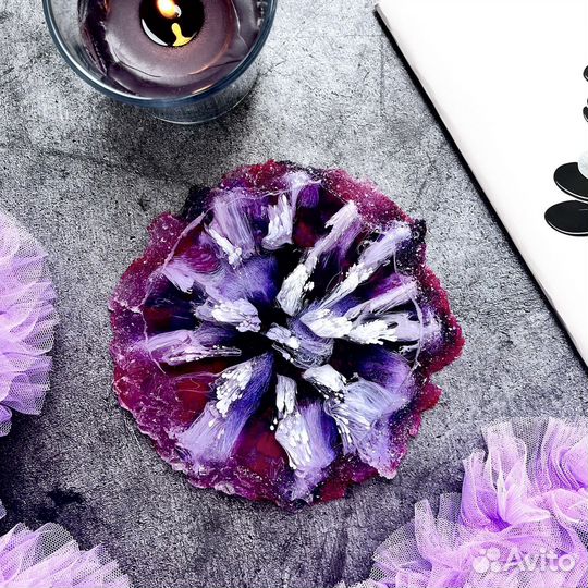 Подстаканник из эпоксидной смолы