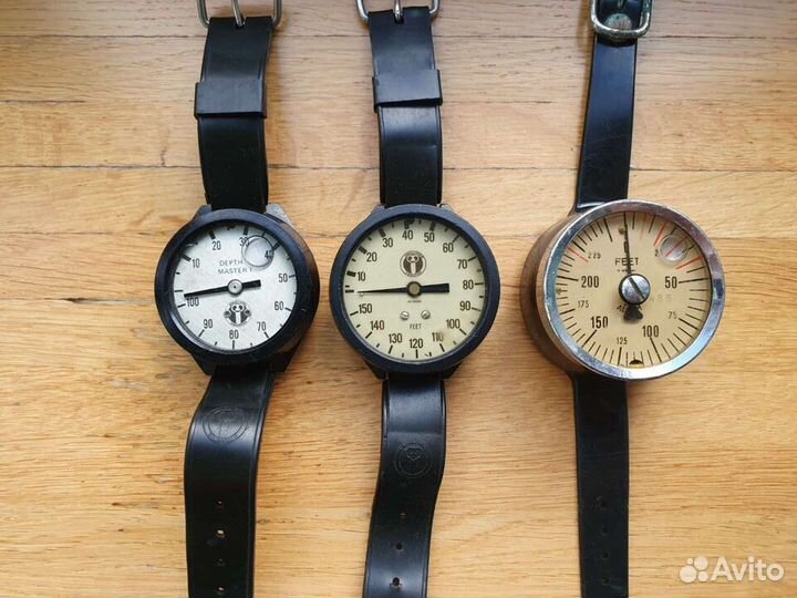 Глубиномеры раритетные для дайвинга