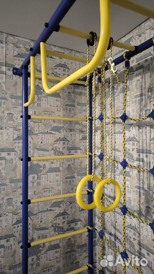 Спортивный уголок Пионер-8, пристеночный