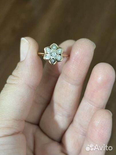 Кольцо с бриллиантами старозавод