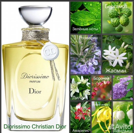 Духи diorissimo dior