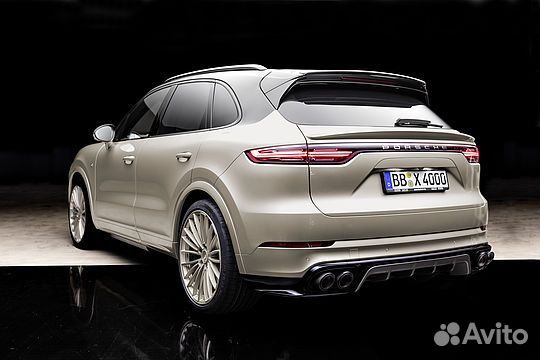 Спойлер techart на порше кайен