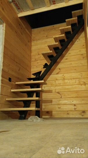 Лестницы на металлокаркасе