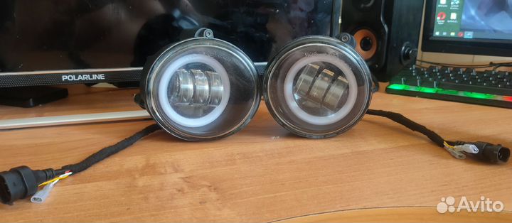 Диодные птф renault megane 1 рестайлинг