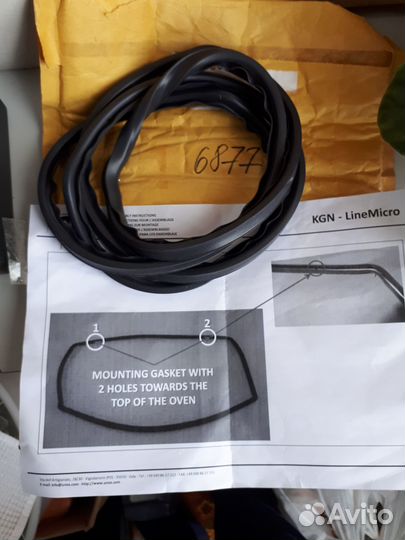 Уплотнение двери пароконвектомата