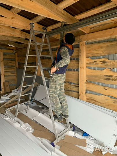 Секционные ворота Установка Ремонт