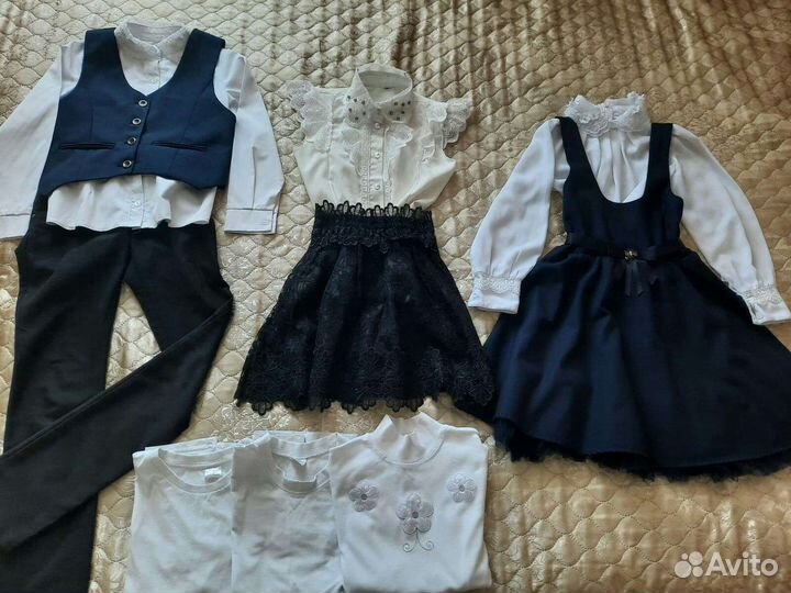 Вещи пакетом школьные на девочку 1-2класс