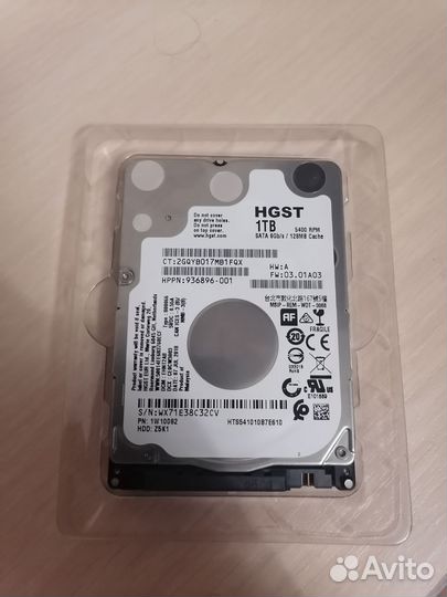 Hgst Hdd 2.5 SATA 1tb