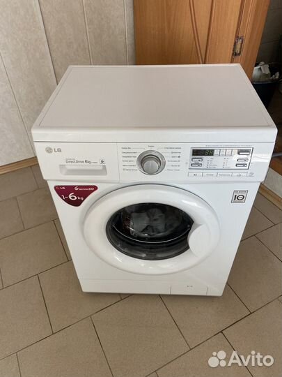 Стиральная машина LG direct drive 6 кг как новая