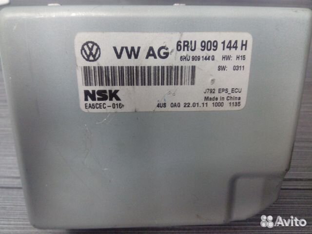 Электроусилитель VW Polo 2011 6RU909144H