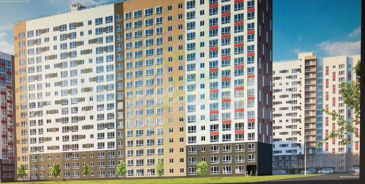 2-к. квартира, 40,9 м², 16/18 эт.