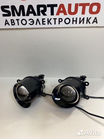 Линзованные диодный птф Vesta, Ford, MMC, Renault