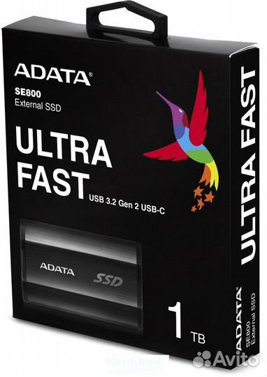 A-Data USB-C 1Tb ASE800-1TU32G2-CBK SE800 1.8