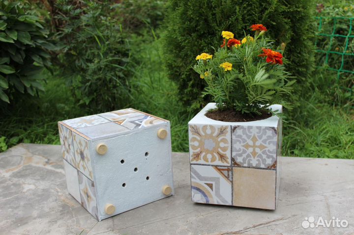 Керамический горшок к кухонному фартуку