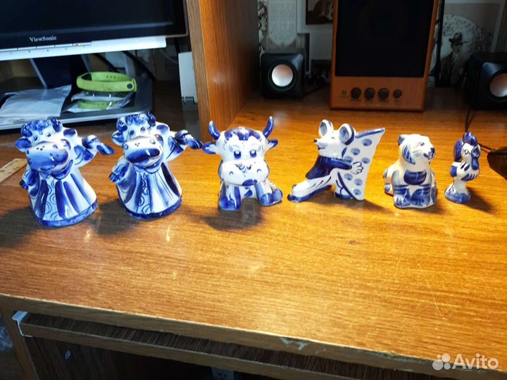 Фигурки гжель