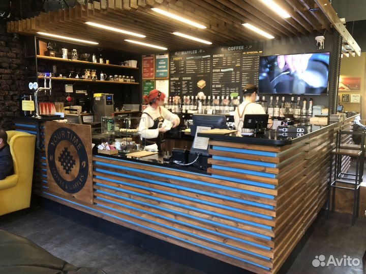 Кофейня 30м2 по франшизе 2 в 1 - Кофе и Вафли