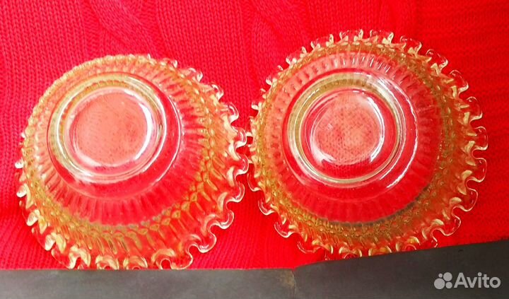 Конфетницы. Стекло. 2 штуки. СССР