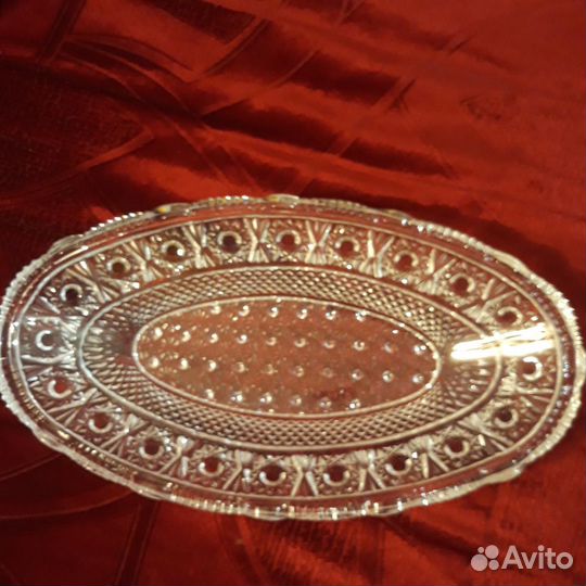 Хрустальная селедочница