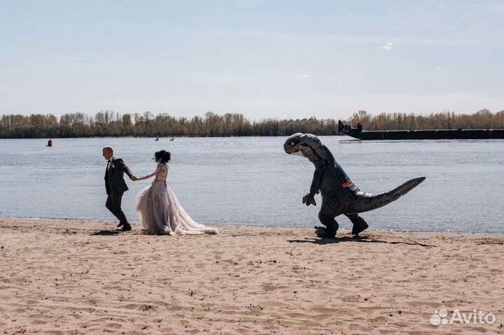 Костюм динозавра надувной T-REX, Миньон и т.д