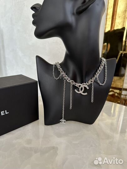 Колье чокер Chanel premium