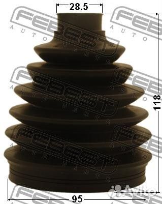 Пыльник шрус наружный комплект 95x118x28.5