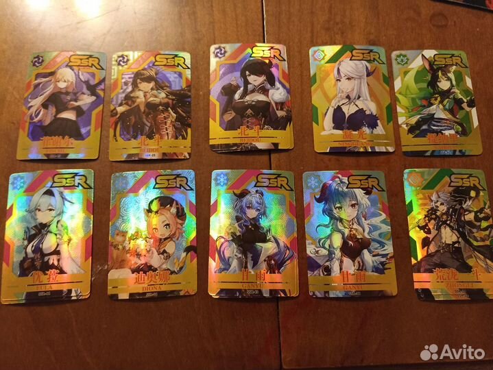 Коллекционные карточки Genshin Impact