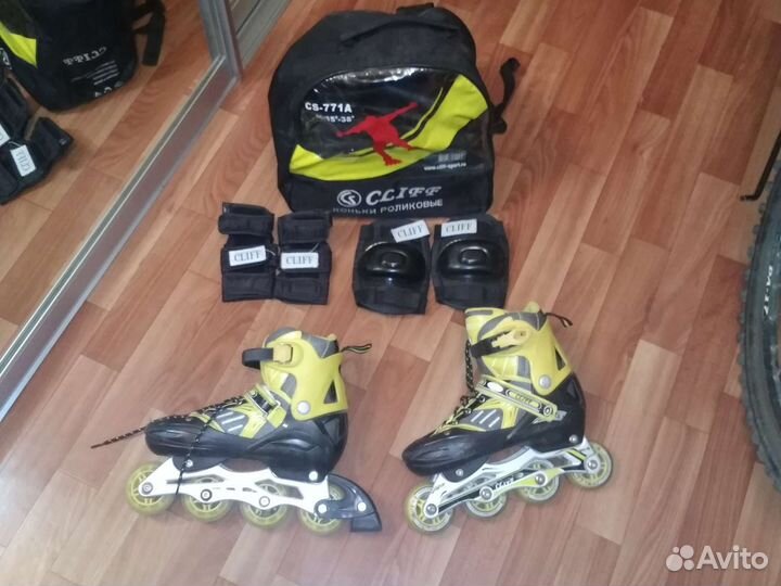 Ролики раздвижные 35-38 размер