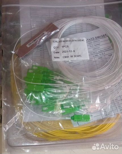 Оптический сплиттер PLC 1x32 0.9мм 33SC/APC