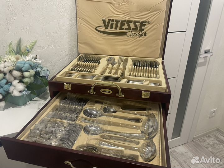 Новый набор столовых приборов 72 предмета