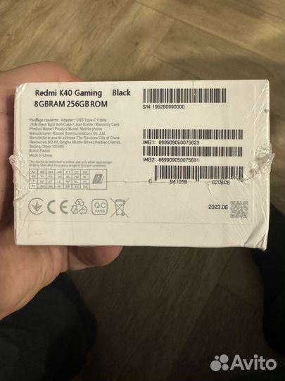 Xiaomi Redmi K40, 8/256 ГБ