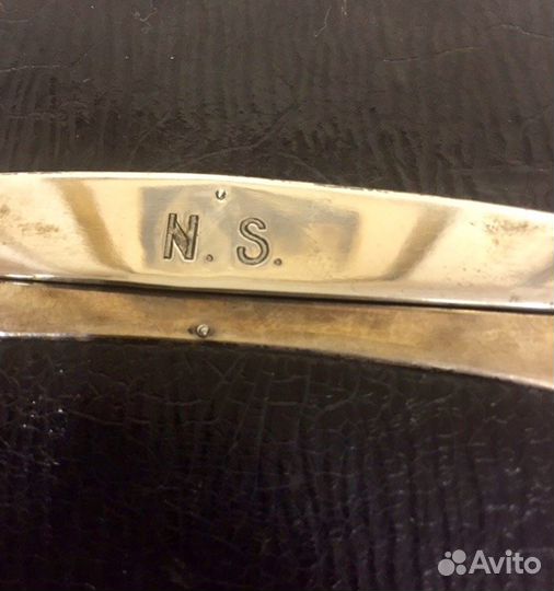 Серебро 19 век хьюмидор сигары антиквариат сигарны