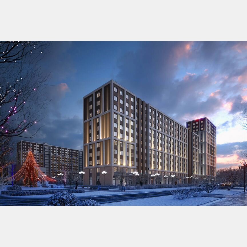 Апартаменты-студия, 28,9 м², 7/17 эт.