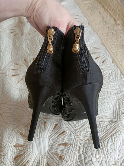 Летние ботильоны кожа
