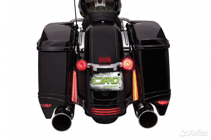 Поворотники фонари Ciro3d на Harley Davidson