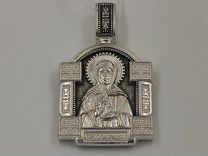 Серебряная иконка Матрона Московская, 182
