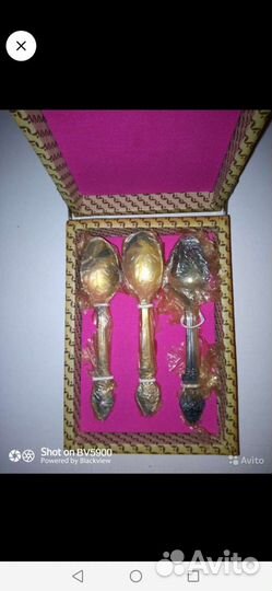 Ложки чайные. Мельхиор