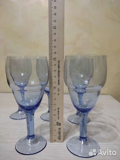 Фужеры цветное стекло СССР