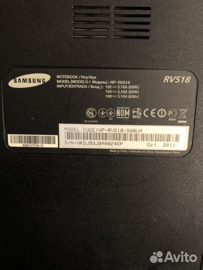 Ноутбук Samsung Core i5 Nvidia GeForce