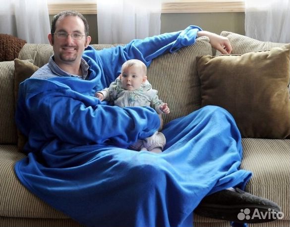 Плед с рукавами