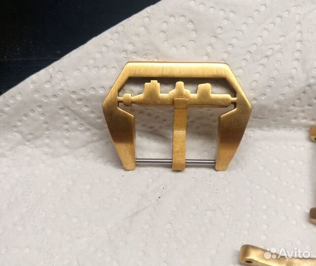 Бронзовая бакля 22мм застёжка часов Panerai и др