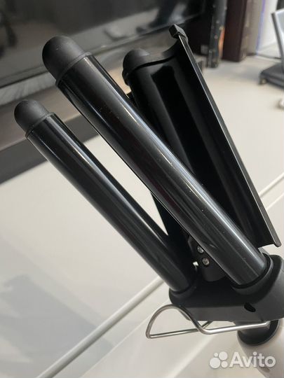 Щипцы для завивки волос Galaxy (плойка, стайлер)