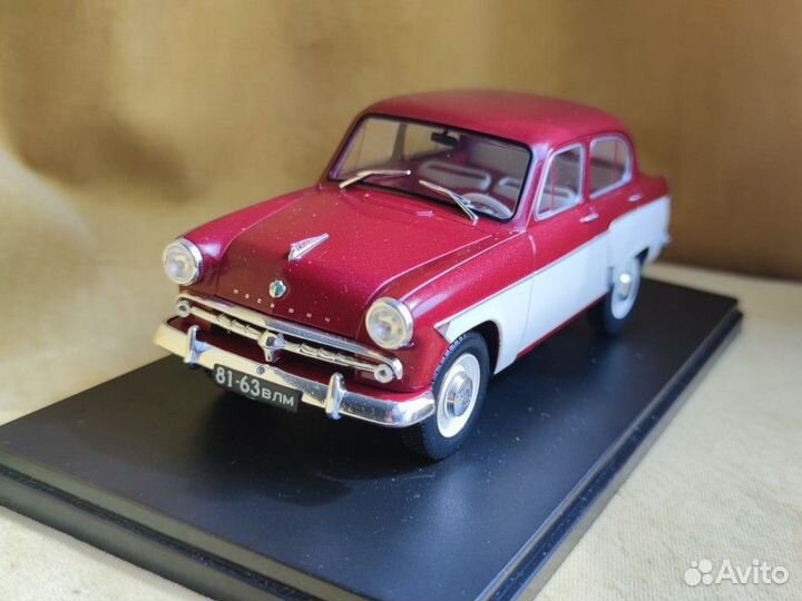 1/24 модель Skoda felicia 1959 Москвич 407 410Н