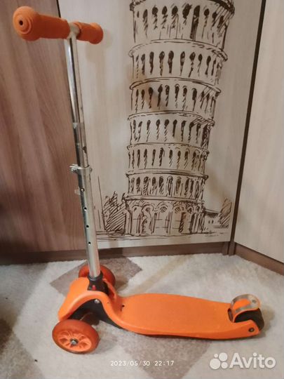 Самокат детский трехколесный от 3 х лет