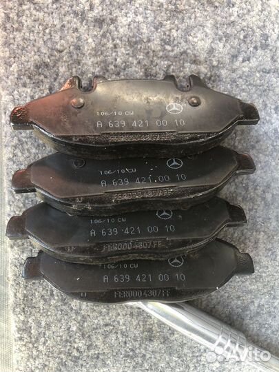 Тормозные колодки mercedes vito 639