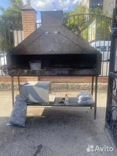 Мангал с крышей
