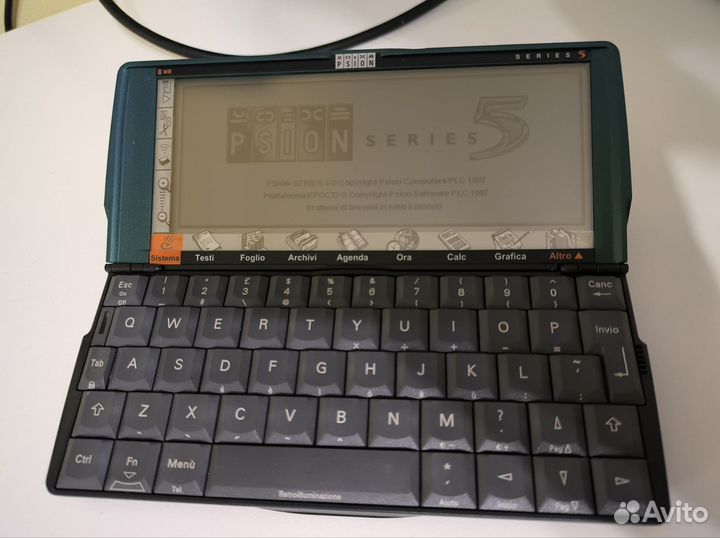Psion 5 зеленый
